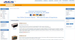 Desktop Screenshot of americanconnectorsupply.com